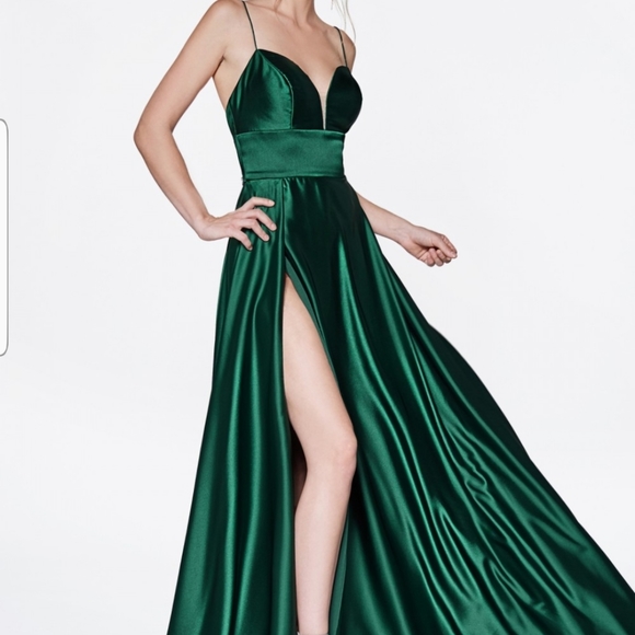 Prom dresses bridesmaids formal party satin - Picture 10 of 15